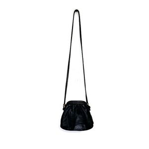 Hobo Adalynn Small Frame Black Leather Shoulder Bag